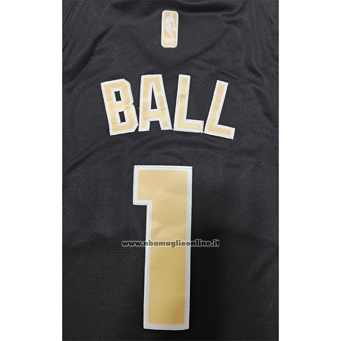 Maglia Charlotte Hornets LaMelo Ball #1 Select Series Or Nero